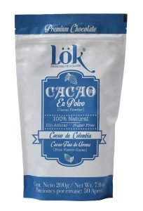 Cacao en polvo Lok 200 grs